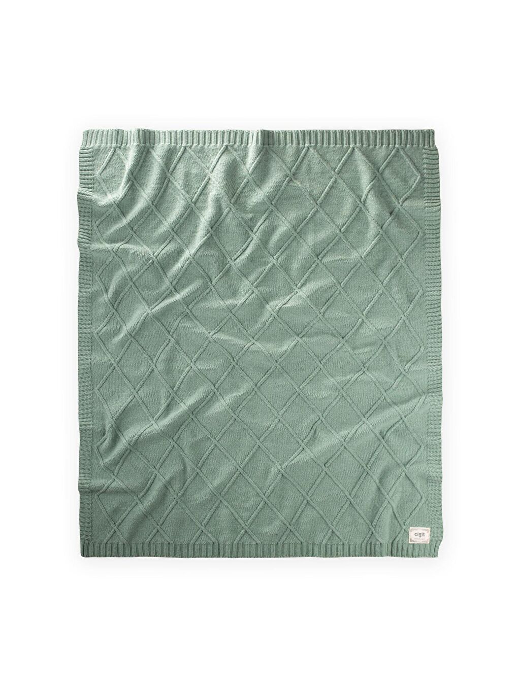 Triko Battaniye 80X100 Cm Mint Yeşili-1