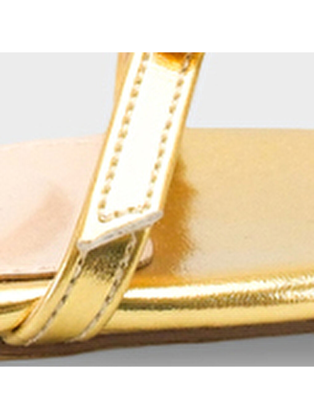 Sarı Gerda Yuvarlak Burunlu Çift Tokalı Orta Topuklu Kadın Terlik-8