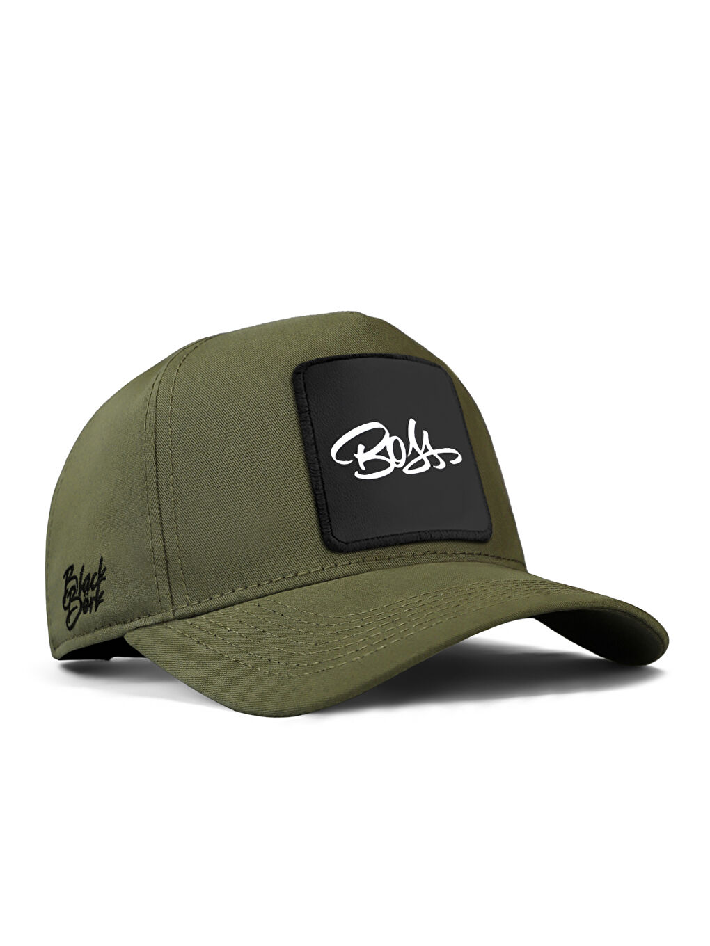 BlackBörk V1 Baseball Boss - 4sh Kod Logolu Unisex Haki Şapka (CAP)