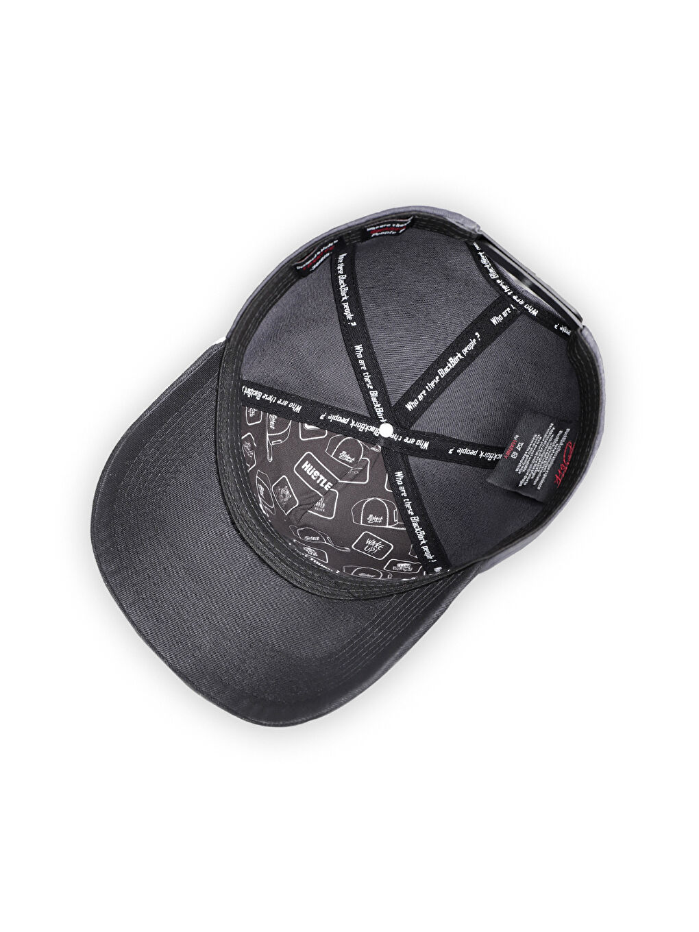 BlackBörk Ekru V1 Baseball   1 Kod Logolu Unisex Koyu Siyah Siperli Antrasit Şapka  CAP - 2