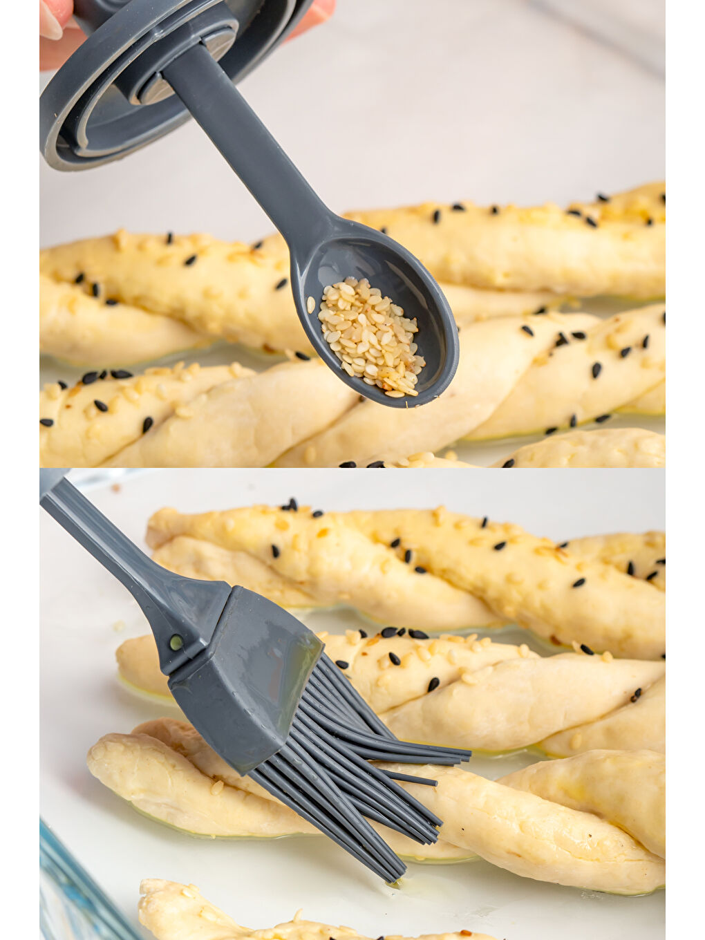 Antrasit 4364 7li Kaydırmalı Kaşıklı Sızdırmaz Kapaklı Etiketli Baharatlık Seti-1