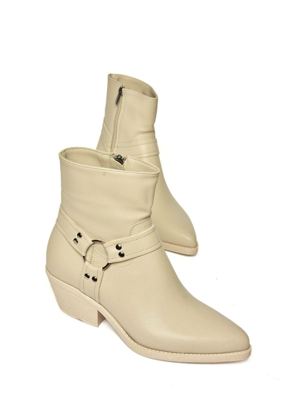 T4044006 Bej Kadın Bot-3