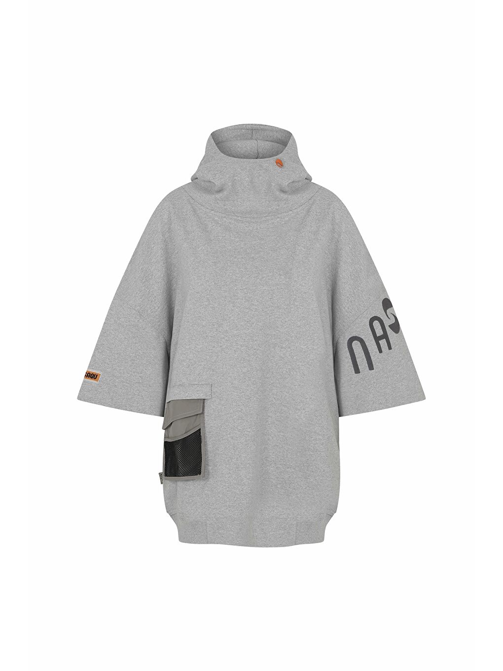 Rakbu Unisex Oversize Hoodie Sweat   Gri