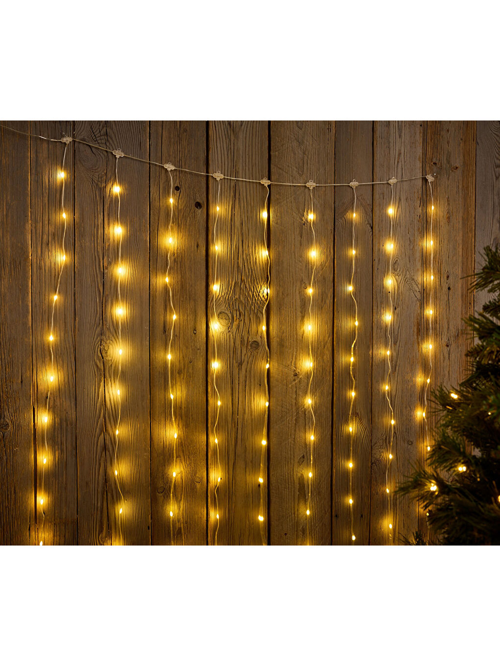 Renksiz LED Işık Perdesi, Uzun