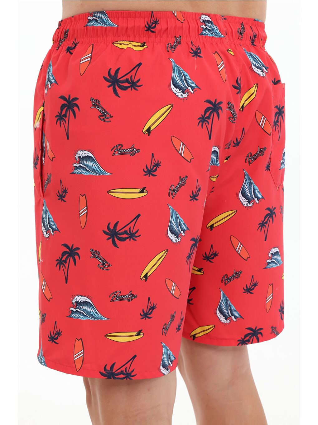 Karışık ML LUELA 19HS106 5FX Somon Erkek Deniz Şortu-1