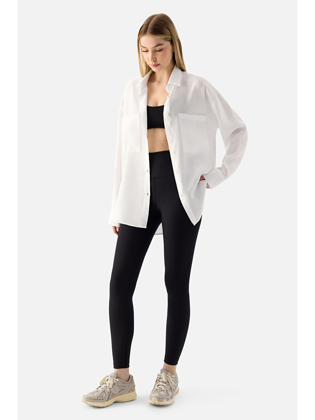 Lina Saf Konfor Beyaz Gömlek