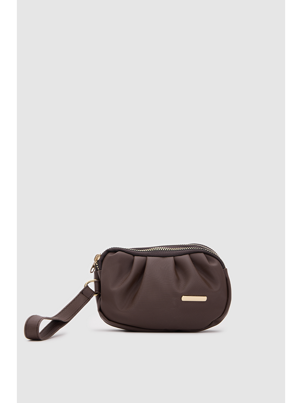 Kahverengi Aura Saten Cüzdan Acı Kahve