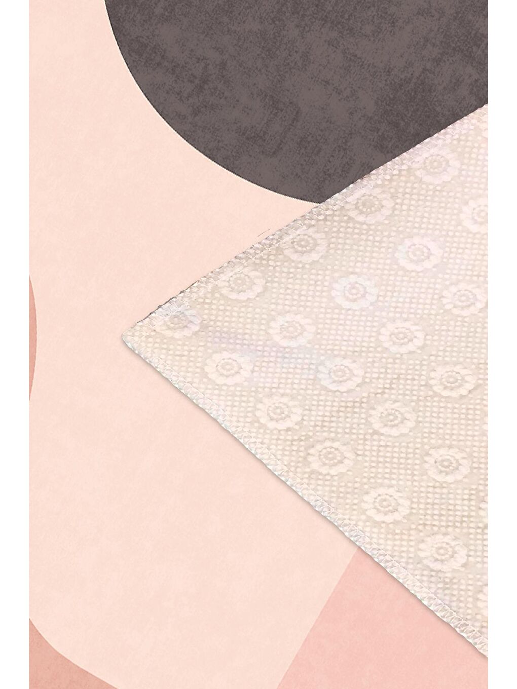 Pembe Dekoratif Özel Tasarım Modern Halısı 180x280 cm-3