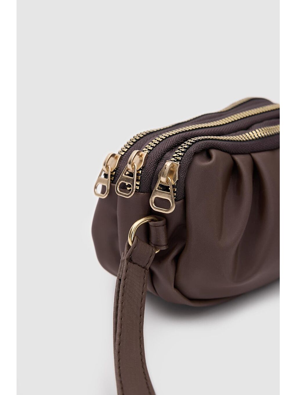 Kahverengi Aura Saten Cüzdan Acı Kahve-2