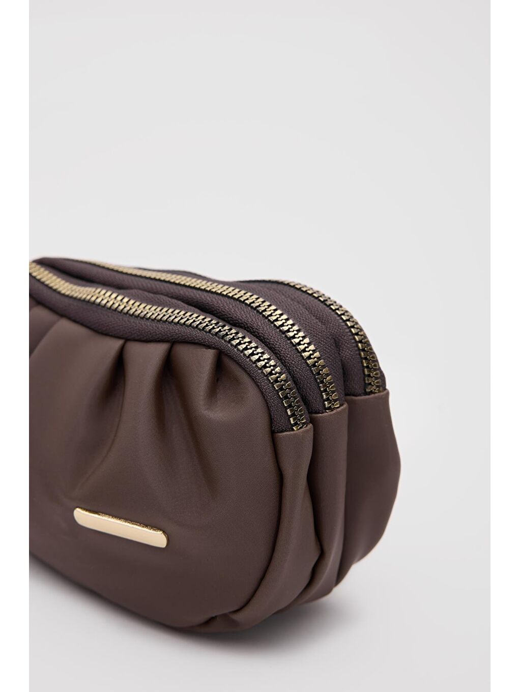 Kahverengi Aura Saten Cüzdan Acı Kahve-3