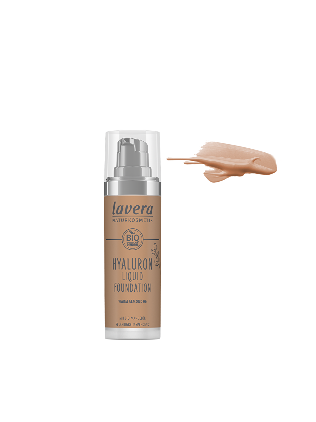 Lavera Hyaluron Likit Fondöten 30 ml   Warm Almond 06