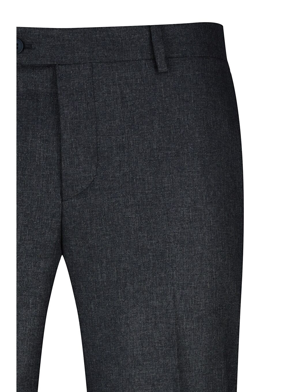 Lacivert Regular Fit Yandan Cepli Kumaş Pantolon-1