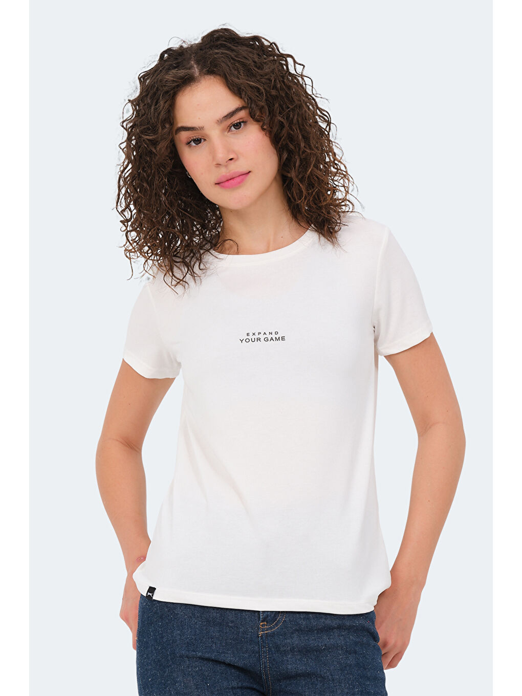 Karışık PAYTONS 5 li Set Kadın Ekru - Siyah - Koyu Gri - Bordo - Mavi Tişört-1