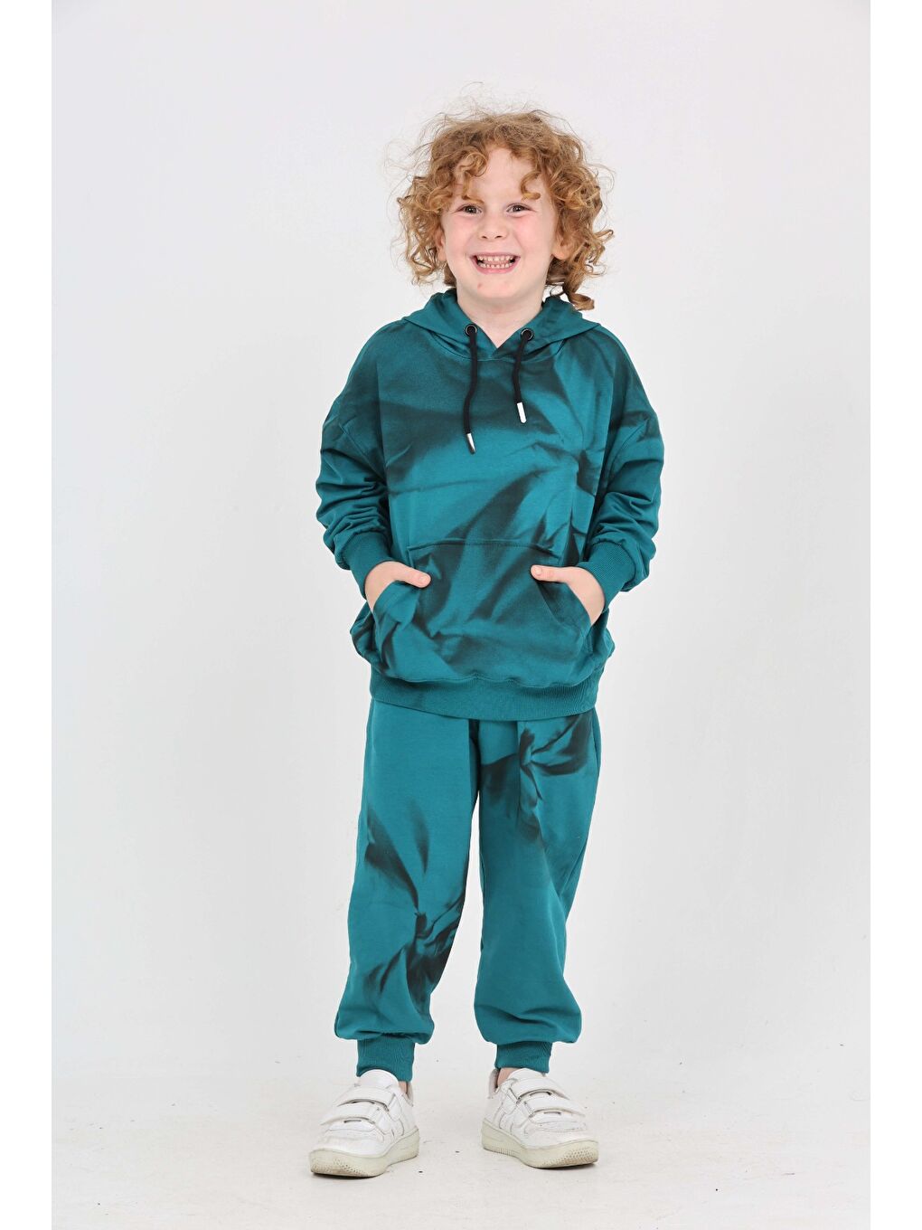 Petrol Erkek Çocuk Hype Baskılı Eşofman Takım-1