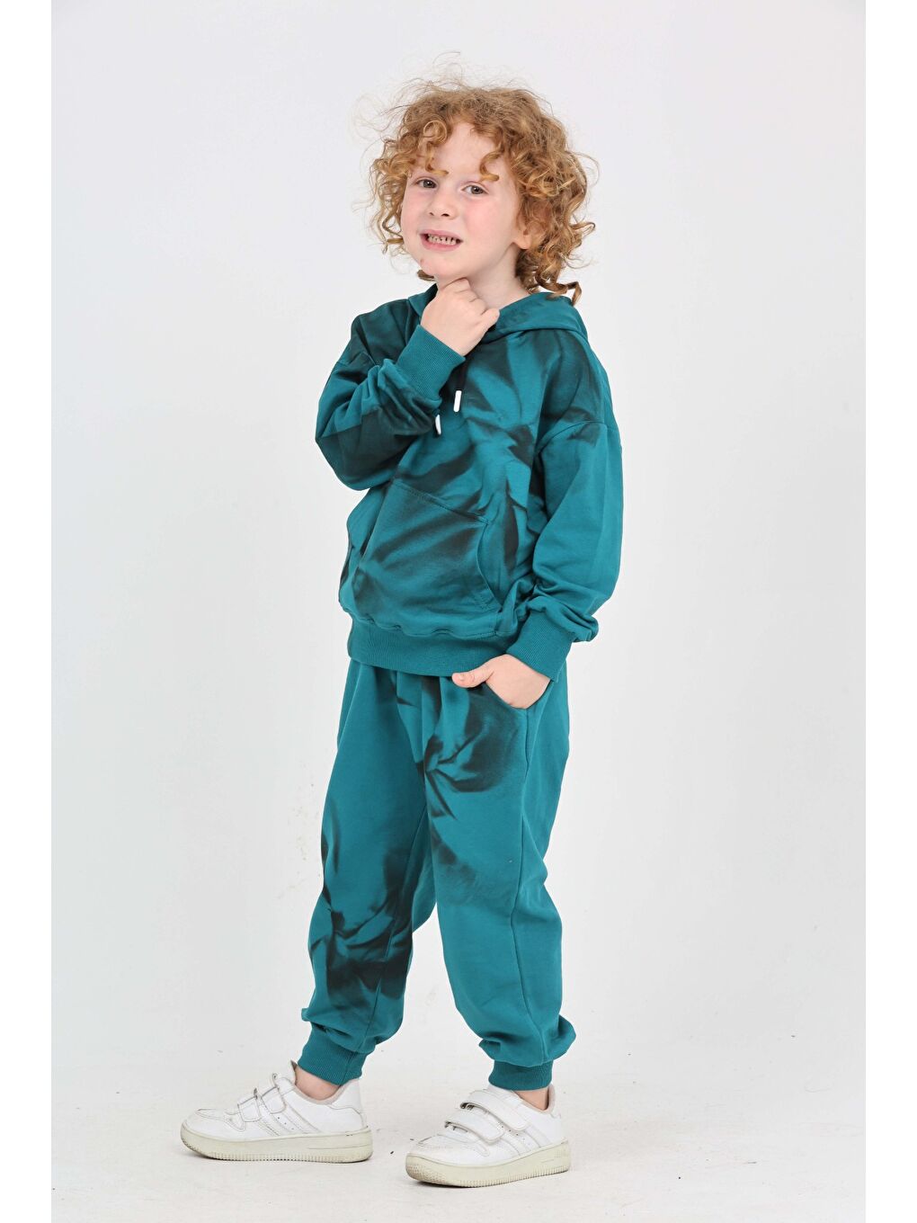 Petrol Erkek Çocuk Hype Baskılı Eşofman Takım-2