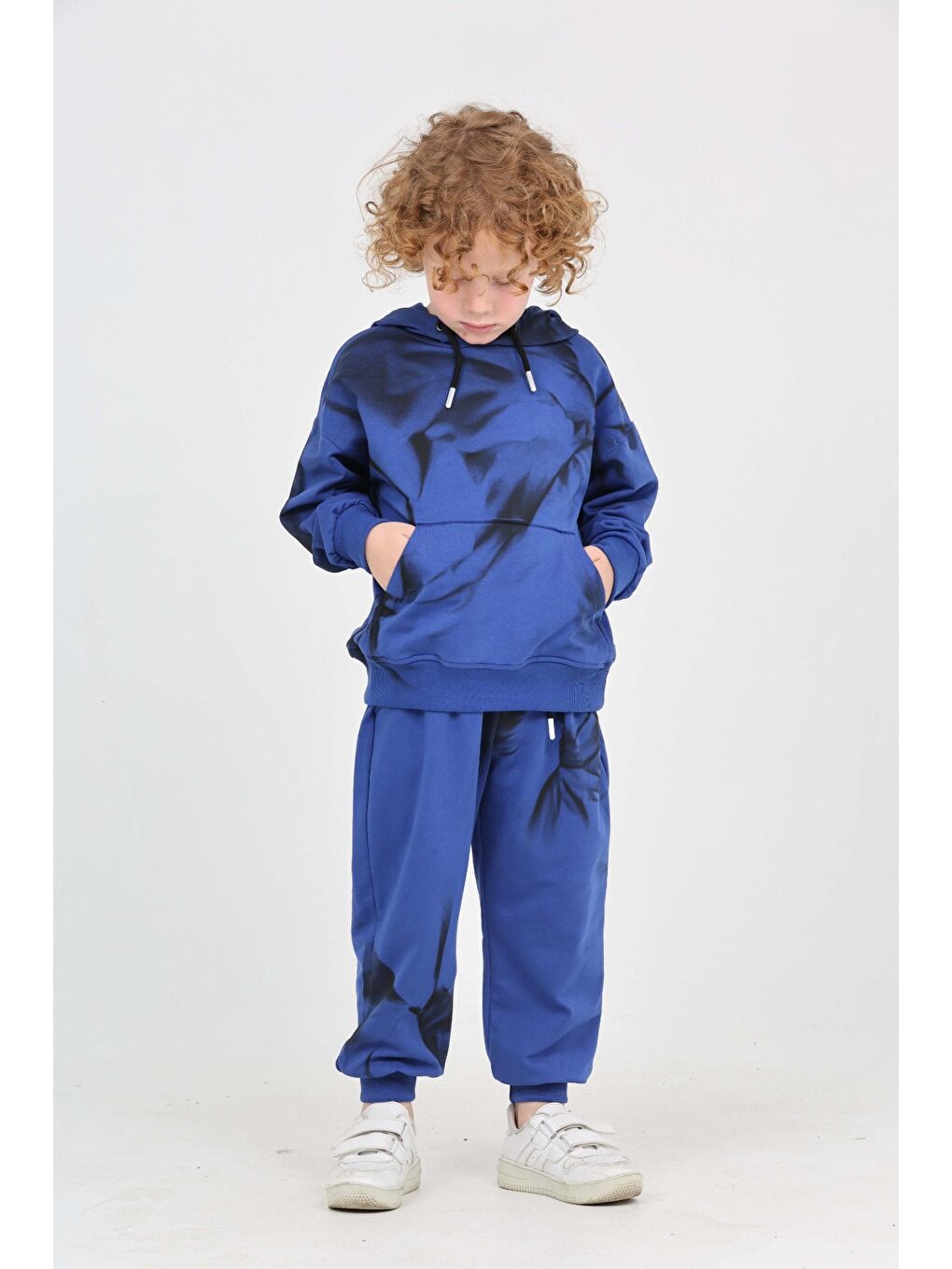 Mavi Erkek Çocuk Hype Baskılı Eşofman Takım-3