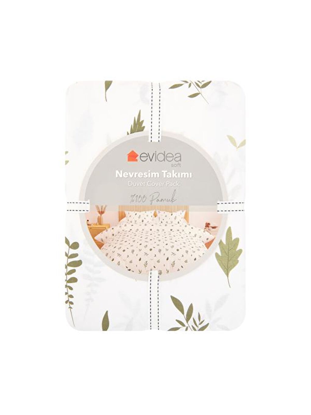 Soft Tluka Çift Kişilik Nevresim Takımı - Beyaz-2