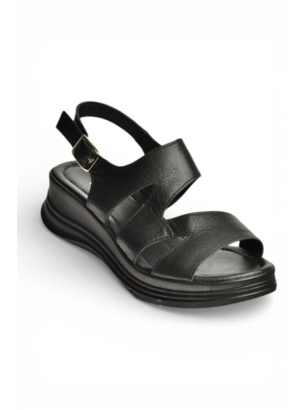 Siyah Kadın Sandalet Y555210403-3
