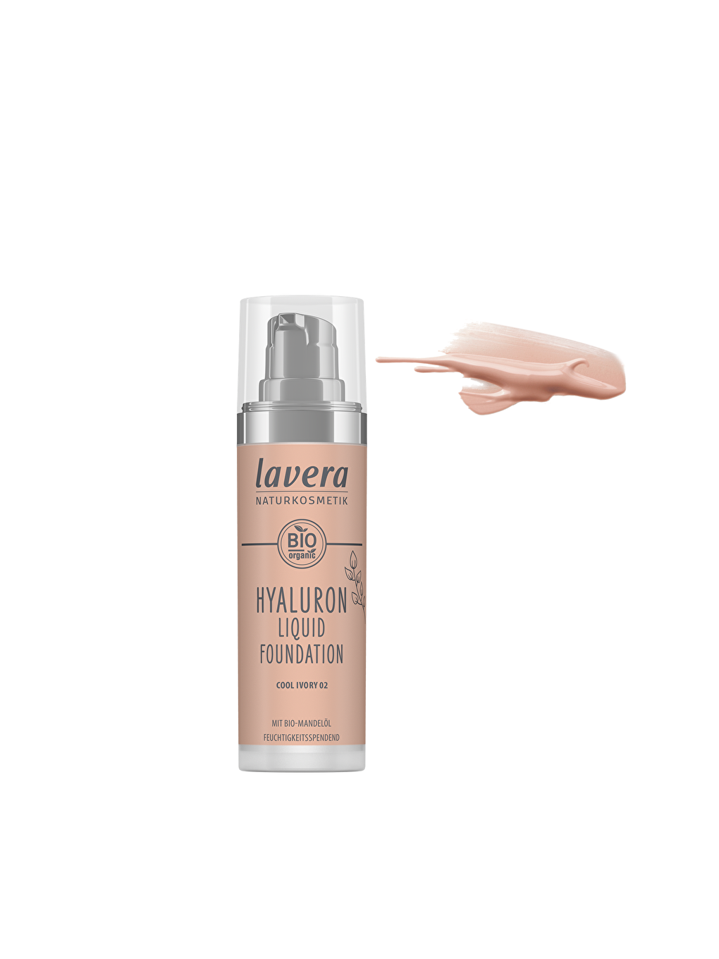 Lavera Hyaluron Likit Fondöten 30 ml   Cool Ivory 02