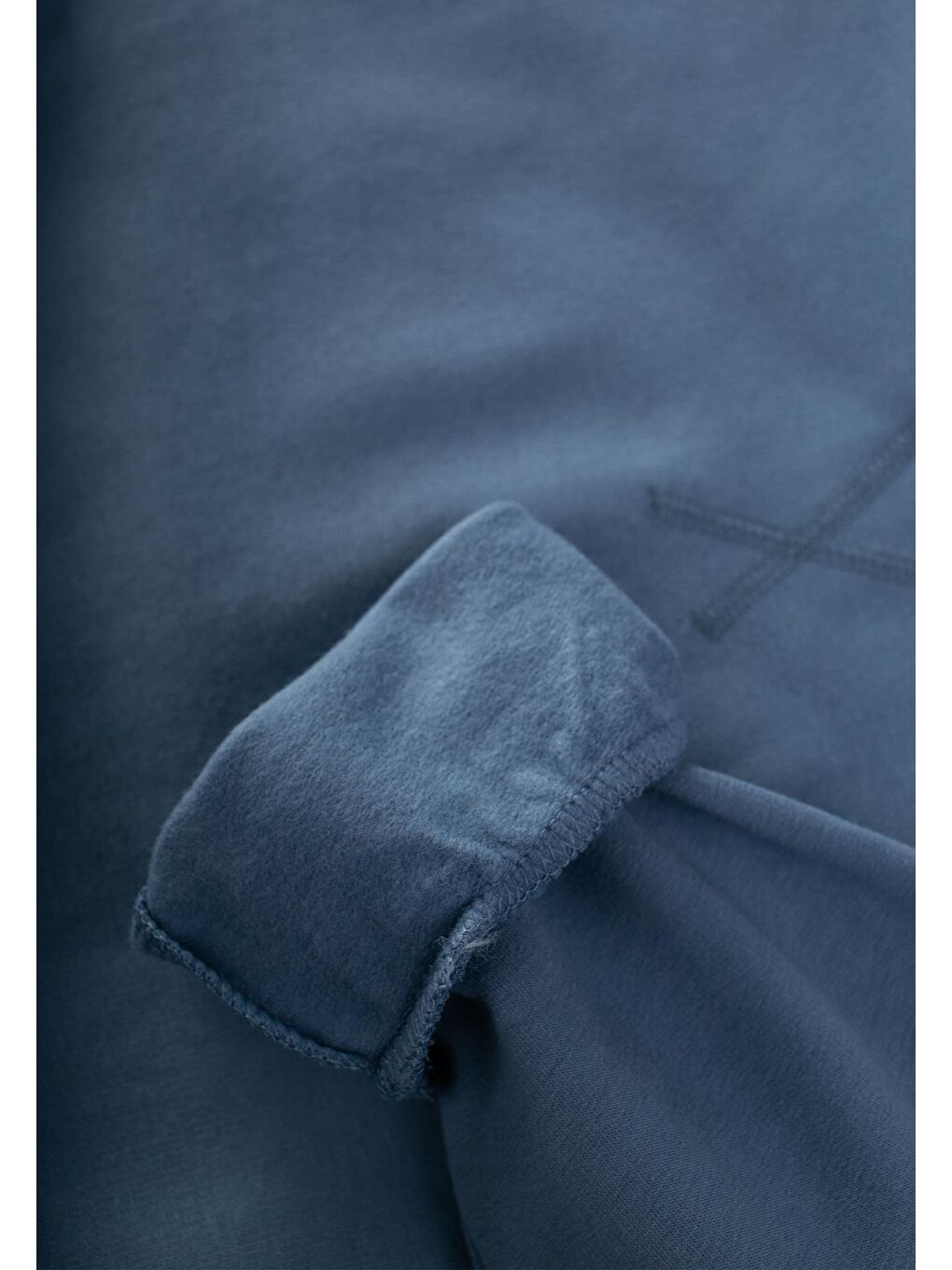 Basıc Karyoka Detaylı Sweatshirt Takım 3-8 Yaş İndigo Mavi-2