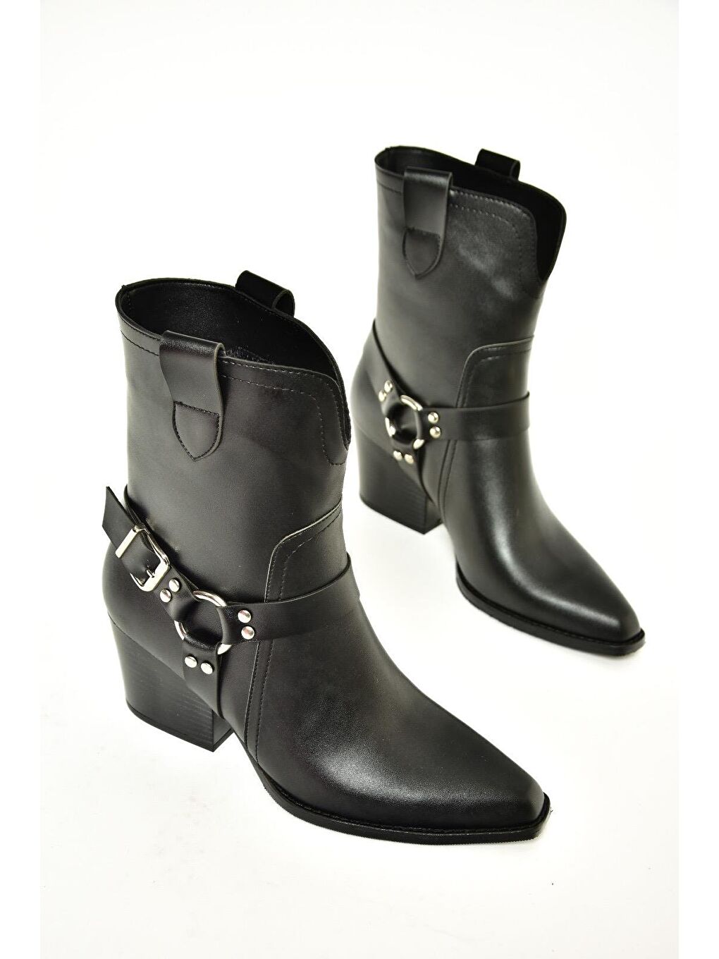 T2960940 Siyah Kadın Bot-4