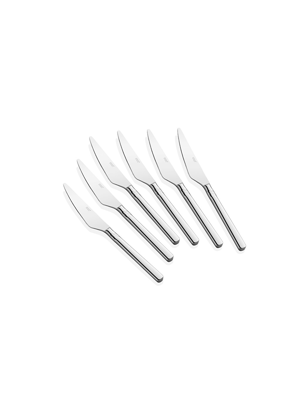 Gri Paris Pasta Bıçak 6'lı 18/10