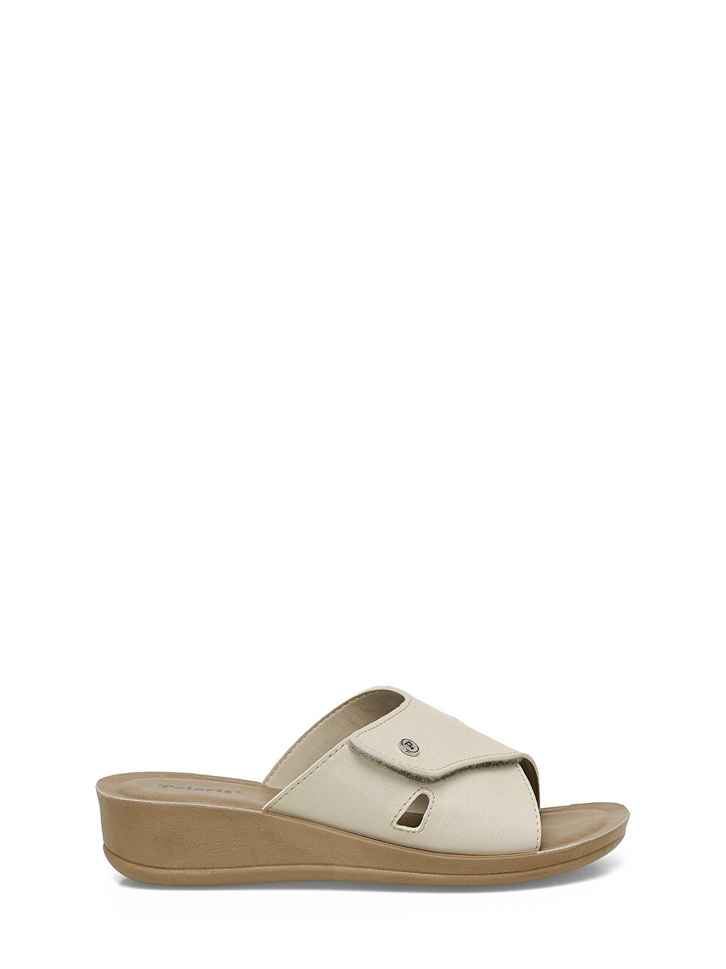 Sarı 405239.Z4FX Altın Kadın Dolgu Topuk Terlik