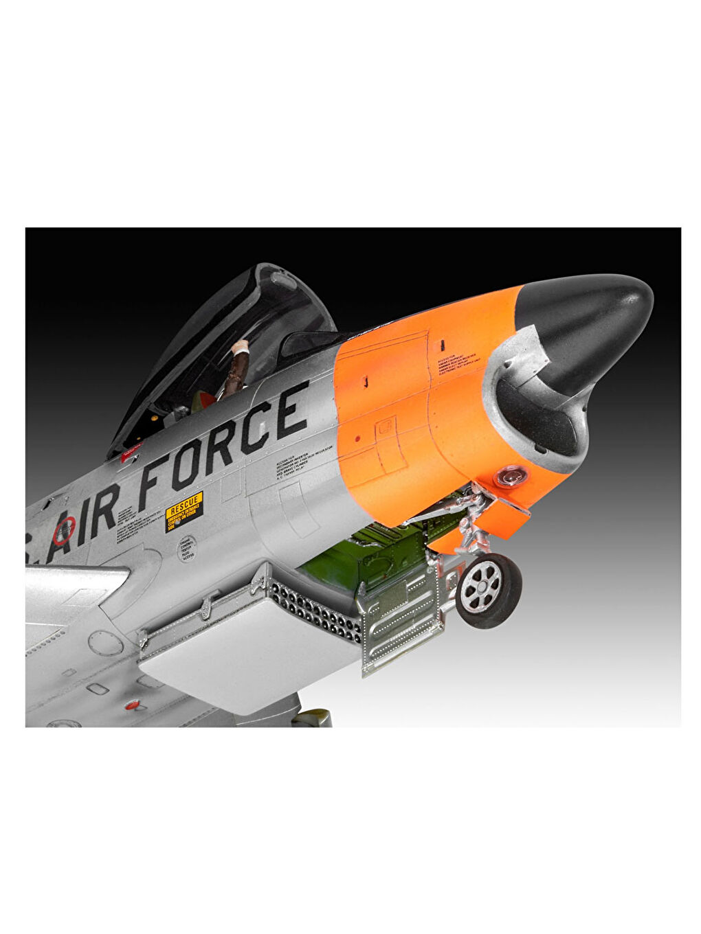 Revell Renksiz Model Set Uçak F-86D Dog Sabre 63832 - 5