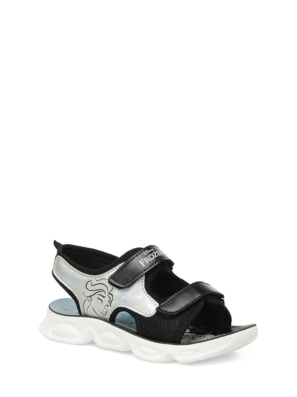 MUKKA.F5FX Siyah Kız Çocuk Sandalet-1