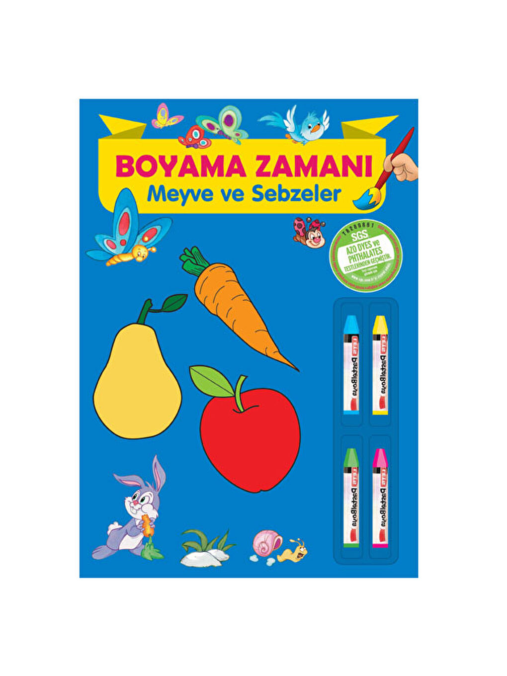 Boyama Zamanı Meyve ve Sebzeler Parıltı