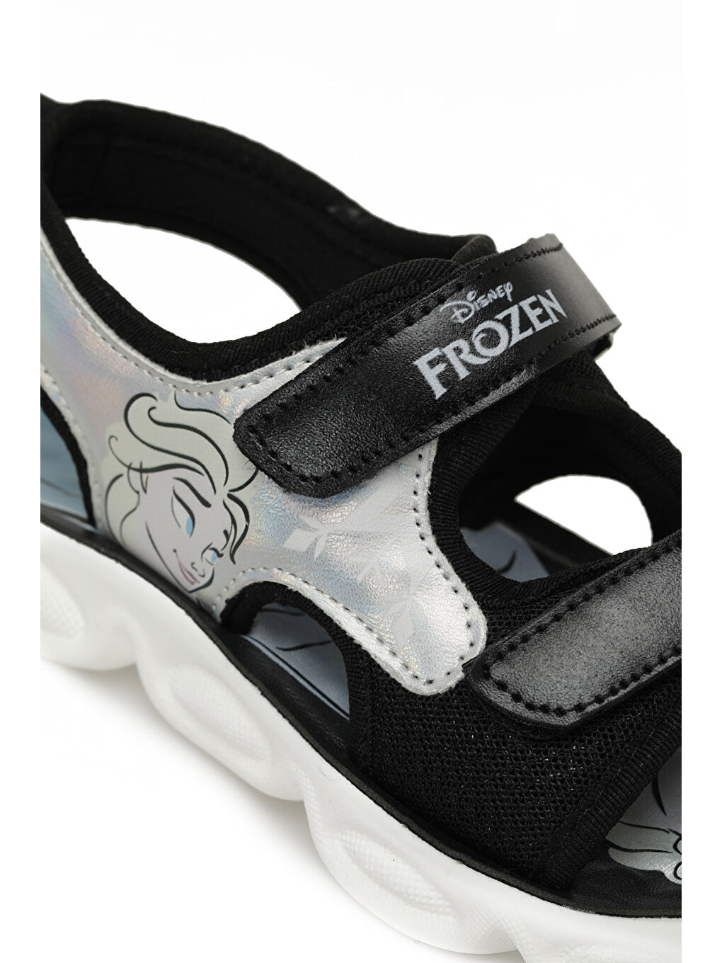 MUKKA.F5FX Siyah Kız Çocuk Sandalet-6