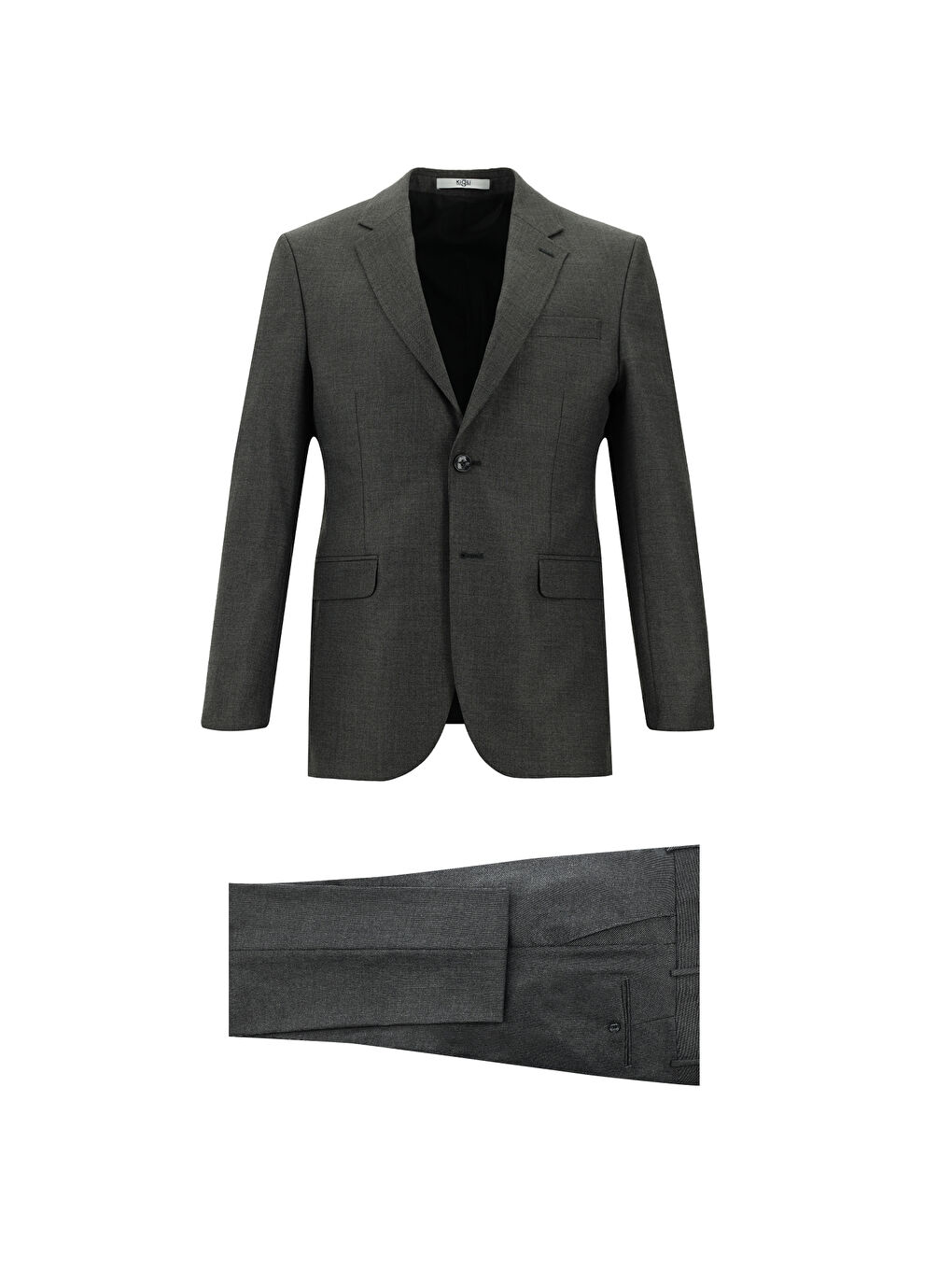 Antrasit Slim Fit Dar Kesim Klasik Takım Elbise