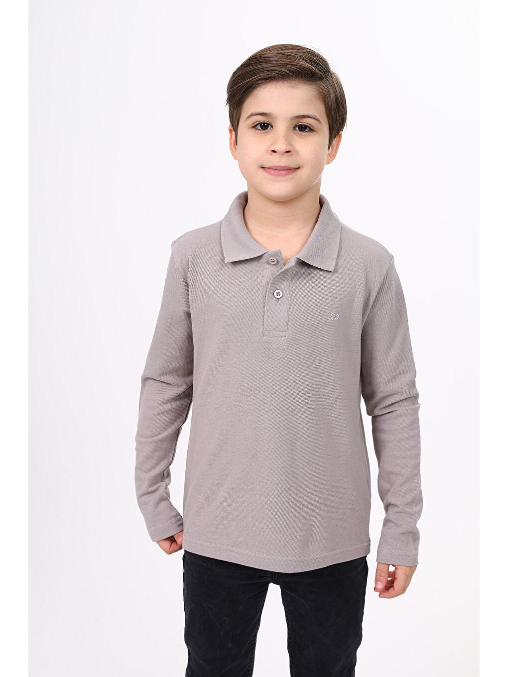 Toontoykids Kahverengi Unisex Çocuk Nakışlı Tişört