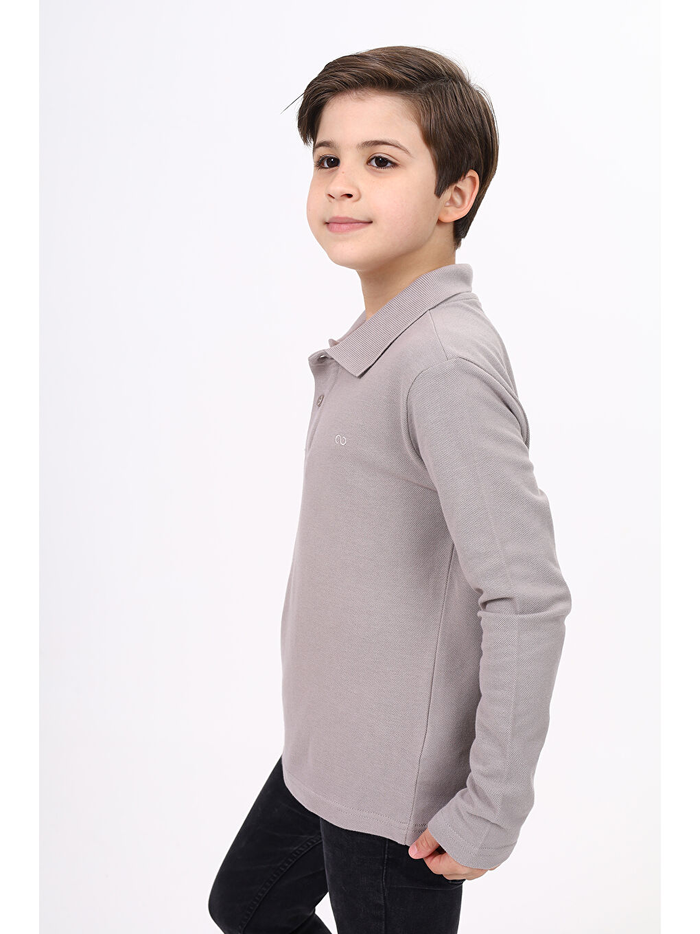 Toontoykids Kahverengi Unisex Çocuk Nakışlı Tişört - 1