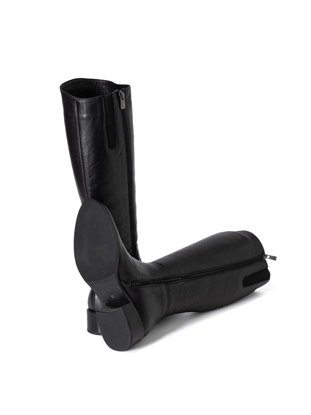 Siyah Kadın Çizme 25K9713 Skin Boot-4