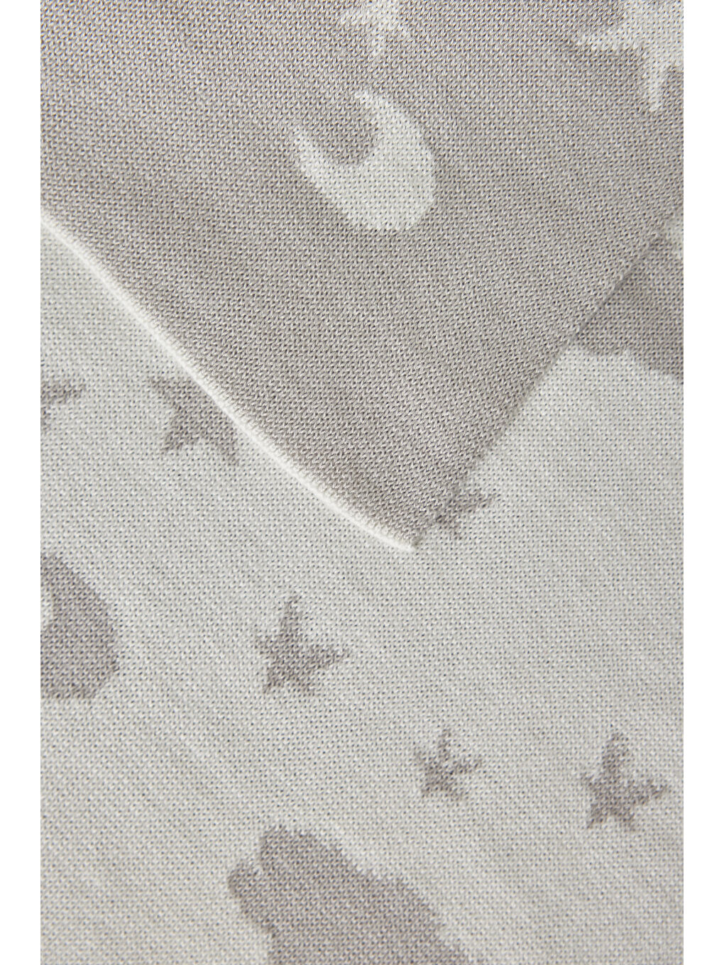 Unisex Bebek Triko Battaniye Ekru-1