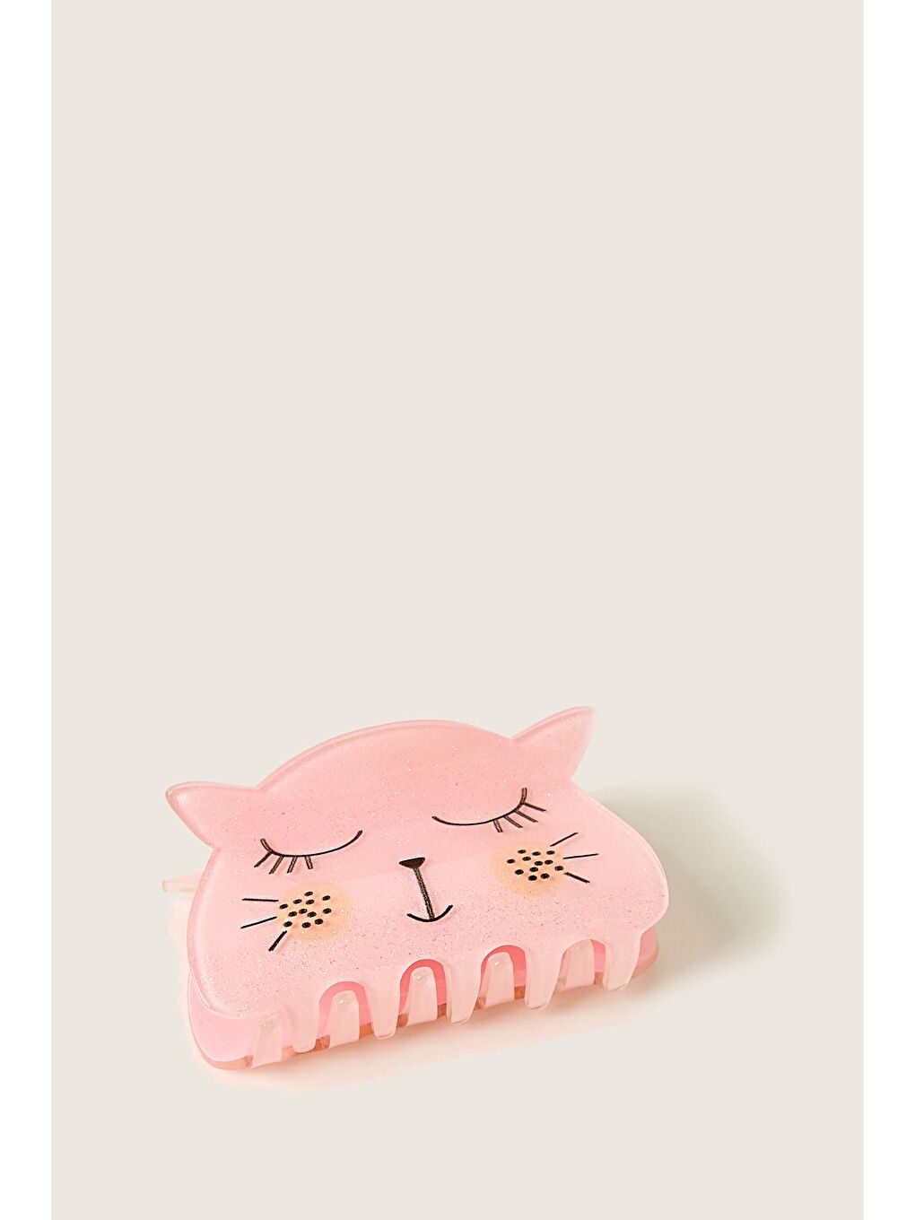 New Obsessions Pembe Tatlı Kedicik Orta Boy Asetat Mandal Toka