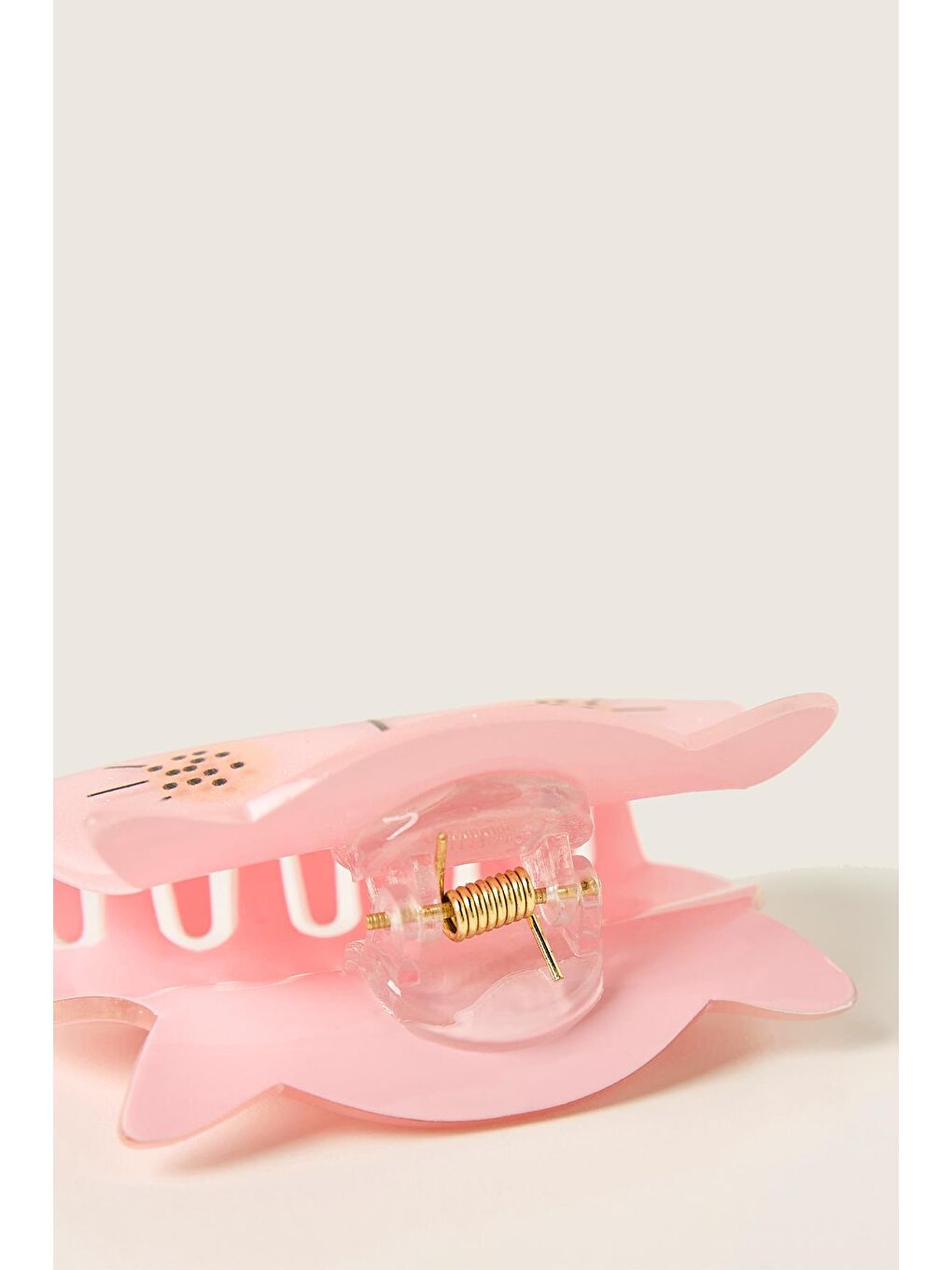 New Obsessions Pembe Tatlı Kedicik Orta Boy Asetat Mandal Toka - 3