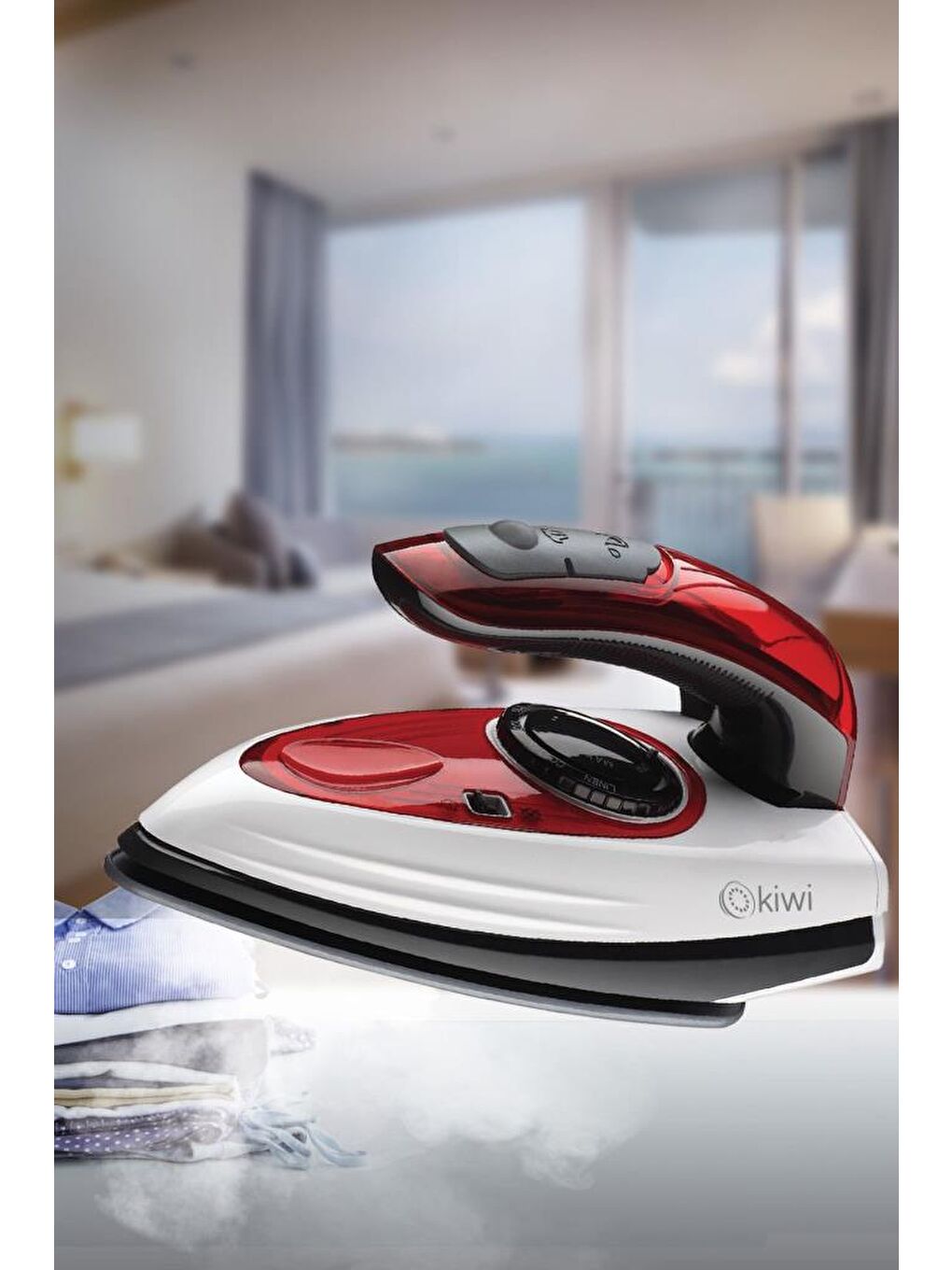 Ksı-6317 2'si 1 Arada Buharlı Seyahat Ütüsü & Dikey Portatif Kırışık Giderici