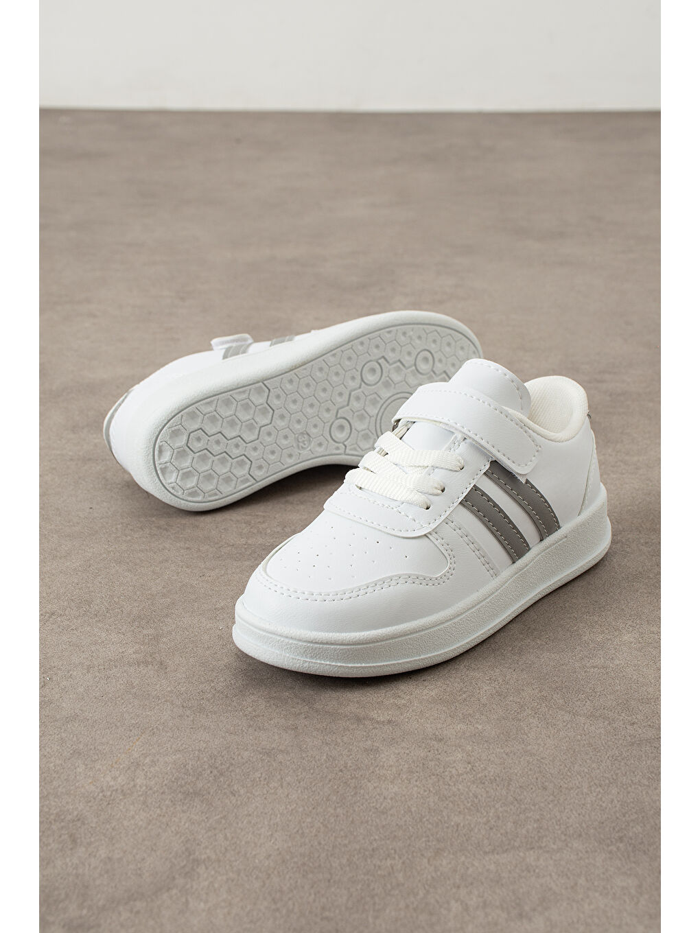 Gri Çocuk Sneaker Günlük Ayakkabı-2
