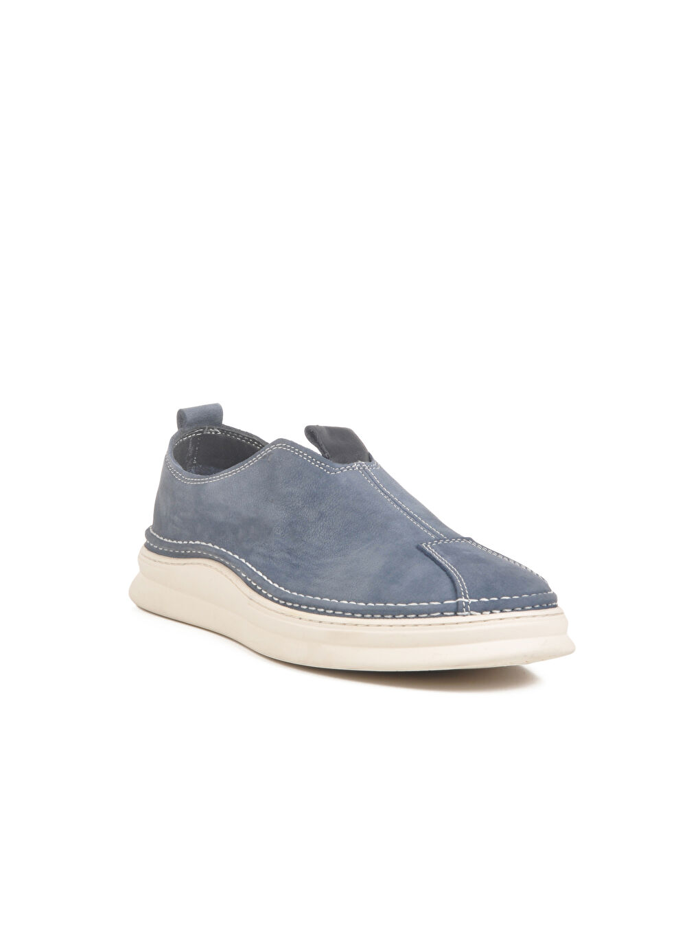 Mavi Nubuk Hakiki Deri Erkek Casual Ayakkabı 2Y0107-2272 M-2