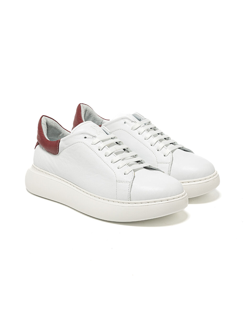 Erkek Sneaker ( Günlük) RC-25Y-058-R1960 Beyaz-Bordo-2