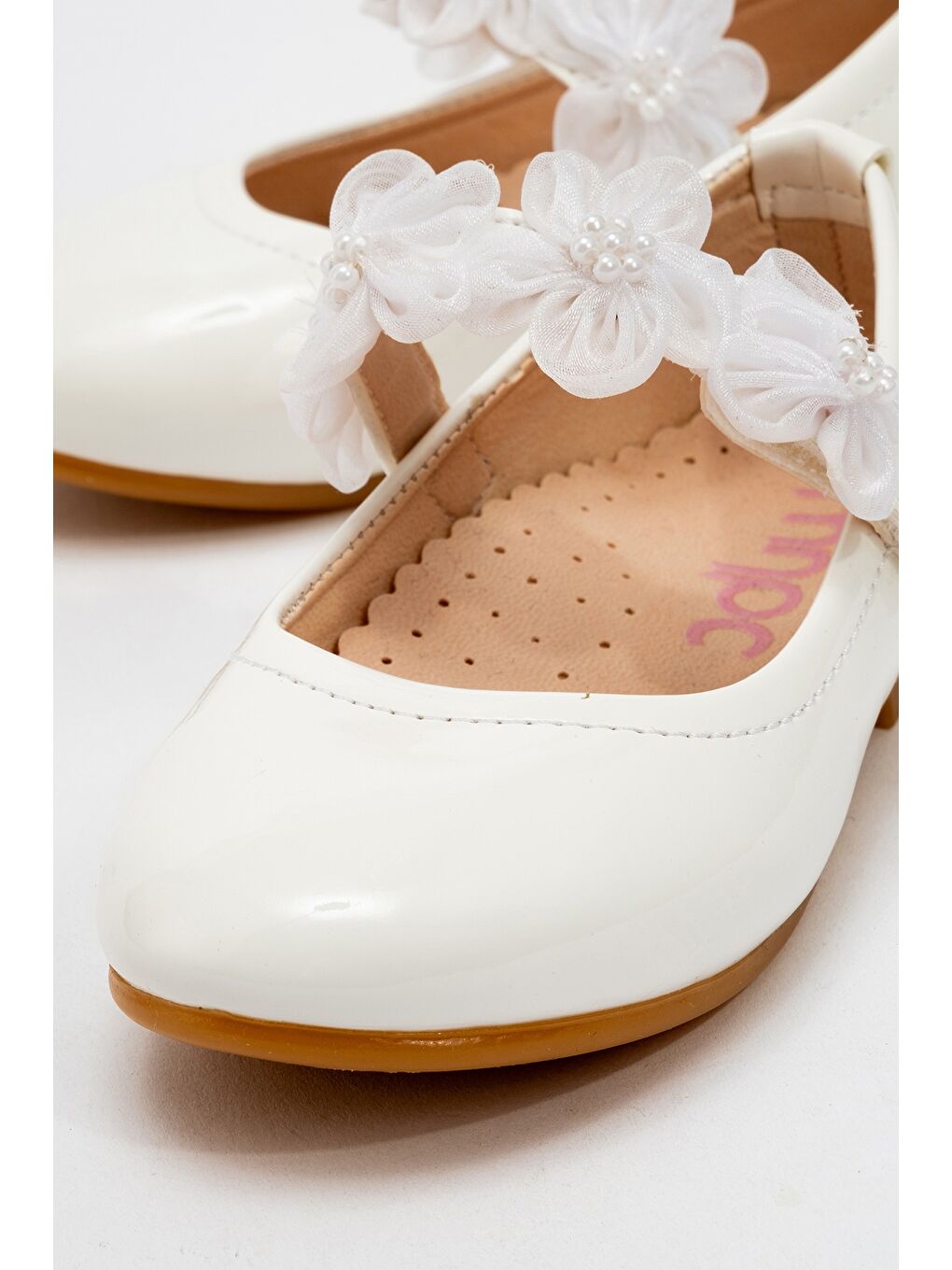 Kız Çocuk Beyaz Fashion Babet-1