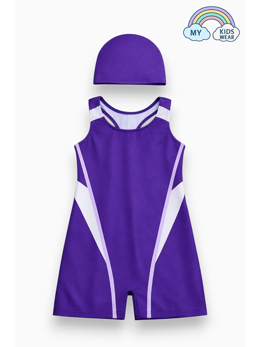 Sarı Kız Çocuk Deniz Yüzücü Mayoları 5-16 Yaş 12624