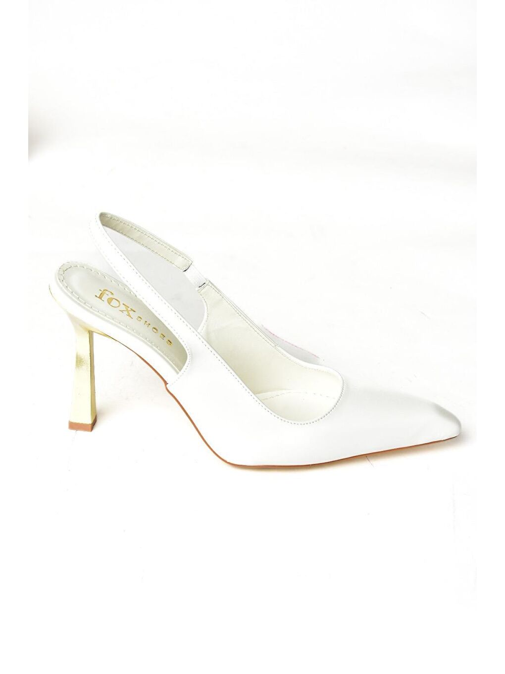 S7520746 Beyaz Kadın Topuklu Ayakkabı
