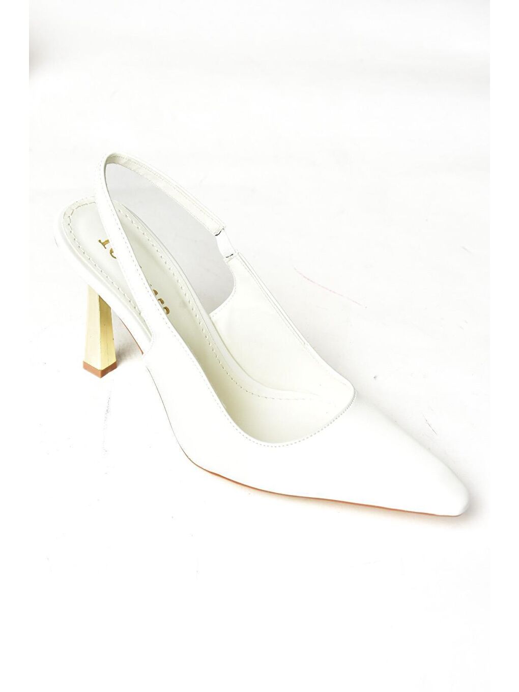 S7520746 Beyaz Kadın Topuklu Ayakkabı-2