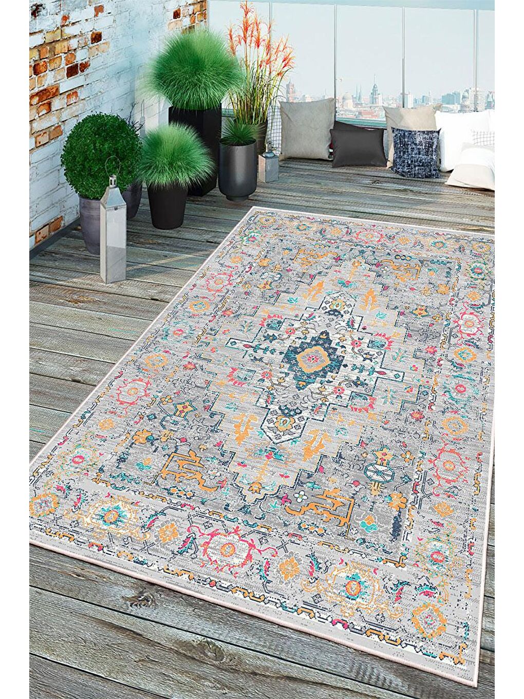 Karışık Dekoratif Özel Tasarım Modern Halı 120x180