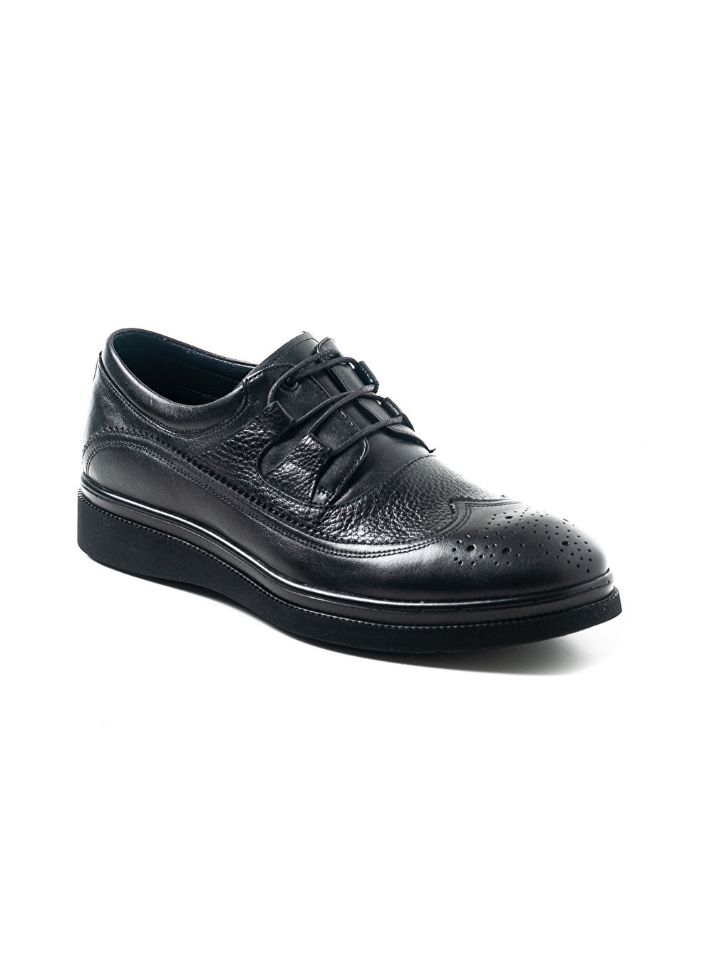 Siyah Erkek Oxford ( Klasik) KA-C4604 TEKSTIL CASUAL AYAKKABI SIYAH BRENIS+SİYAH ETO