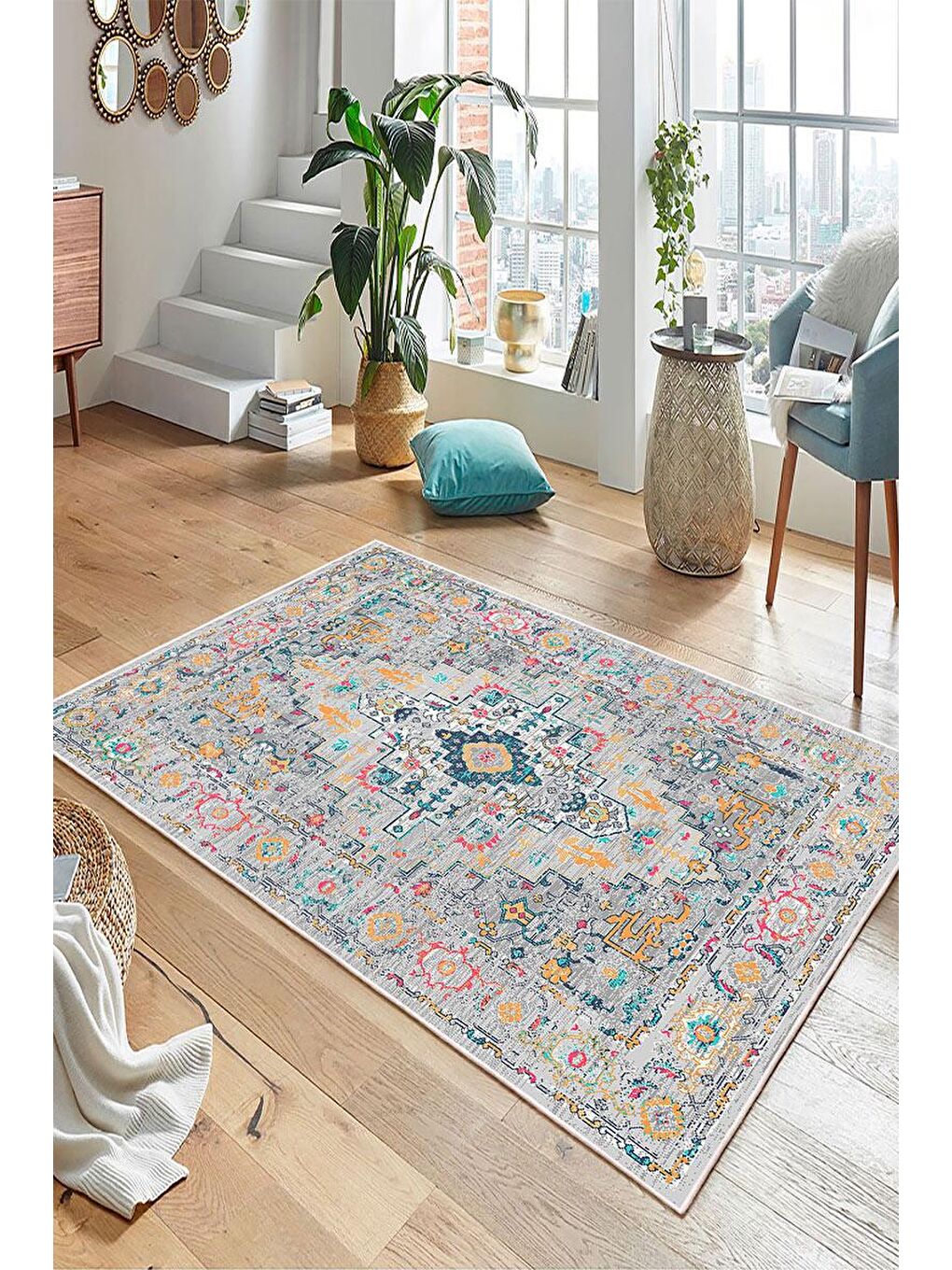 Karışık Dekoratif Özel Tasarım Modern Halı 120x180-1