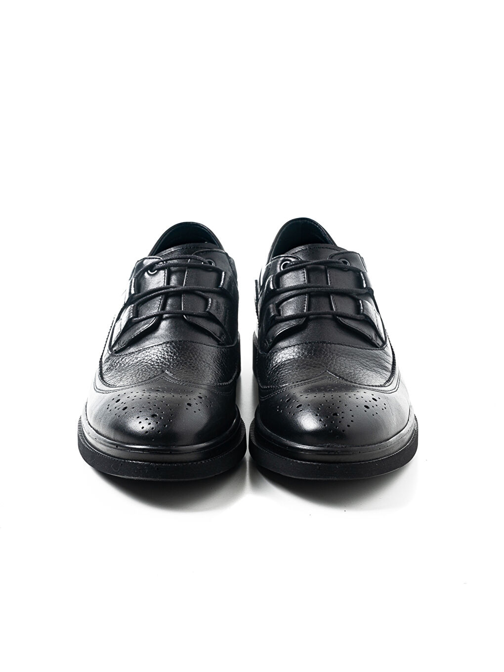 Siyah Erkek Oxford ( Klasik) KA-C4604 TEKSTIL CASUAL AYAKKABI SIYAH BRENIS+SİYAH ETO-1